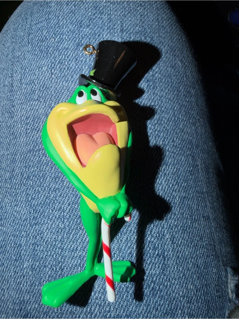 Vintage 1997 Hallmark Michigan J Frog Looney Tunes Keepsake Ornament QX6332